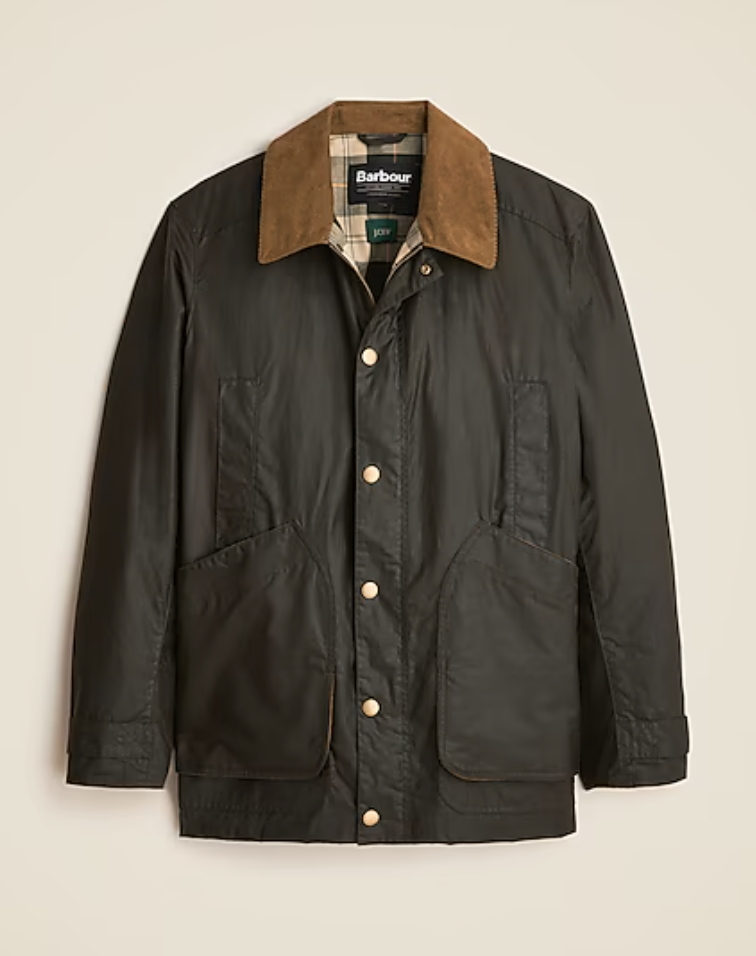 J Crew Barbour Jacket Men's Gift Guide